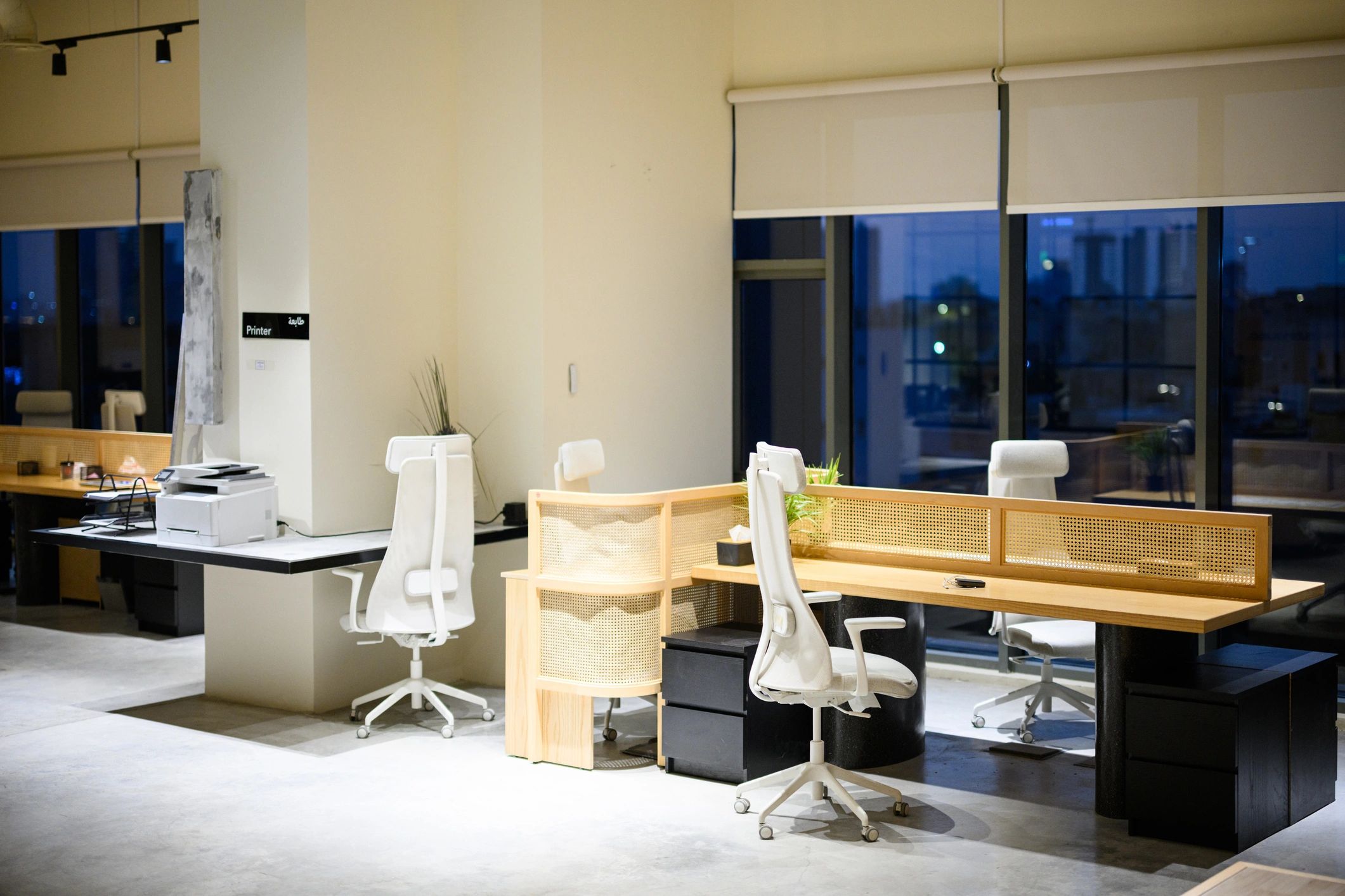 Modern law office conference room