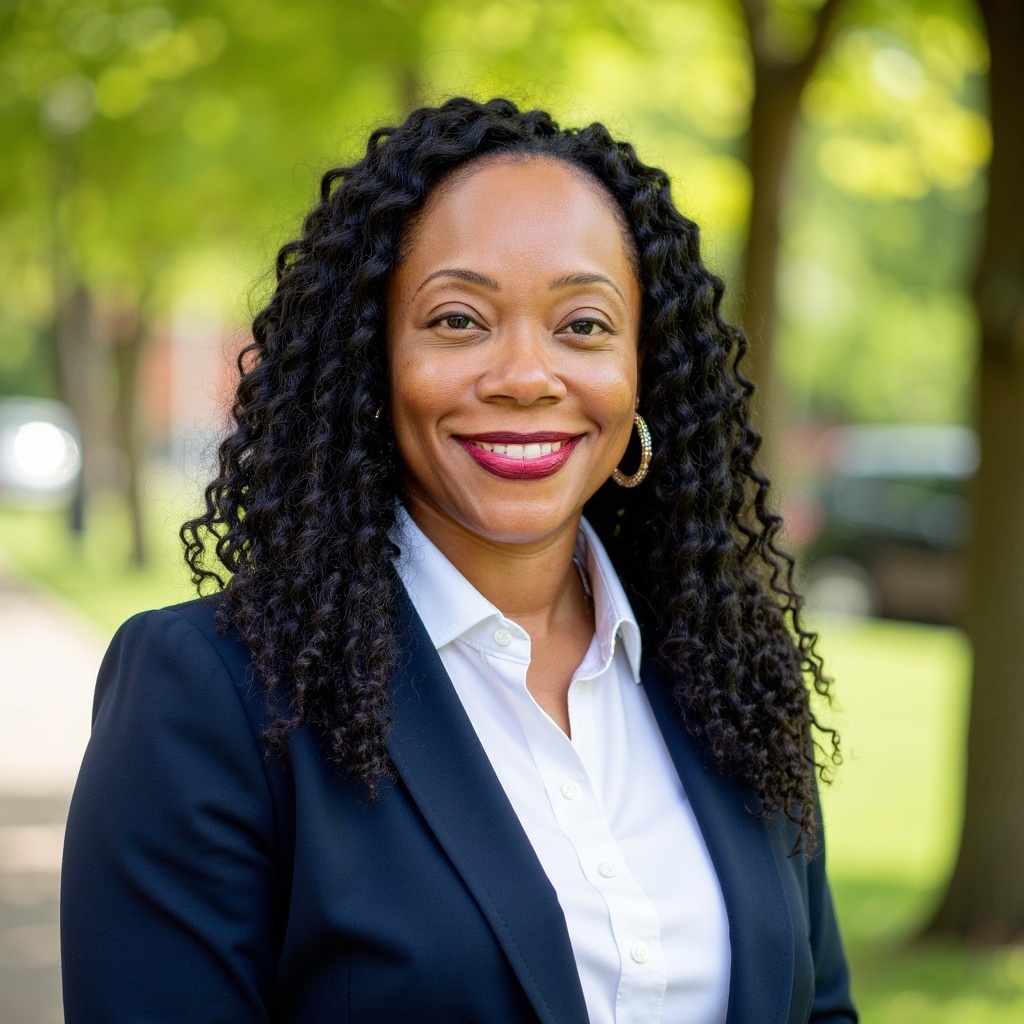 Attorney headshot outdoors